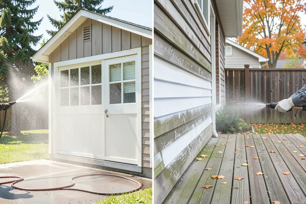 House Wash & Roof Cleaning Package in Burlington, Skagit County, WA - Protect landscaping and inspect roof and siding