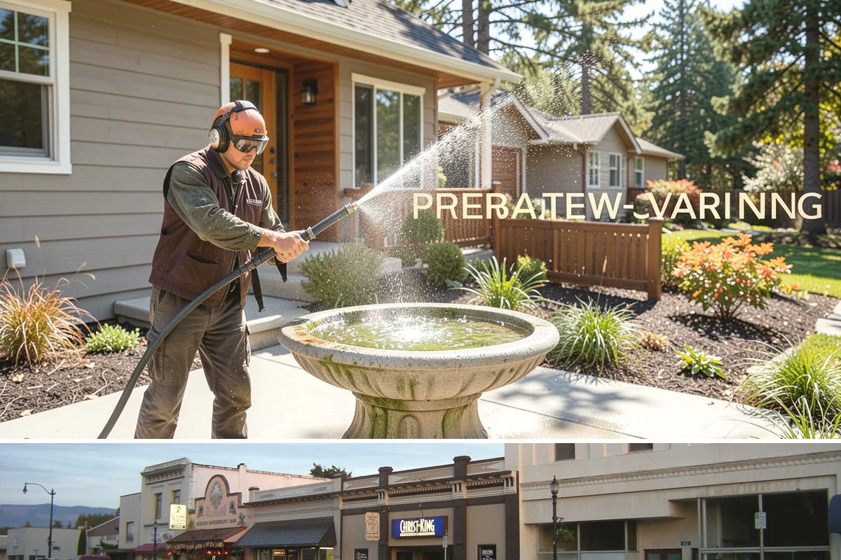 House Wash & Roof Cleaning Package in Burlington, Skagit County, WA - Book this package in late spring or summer when a stretch of dry days lets both surfaces cure clean.