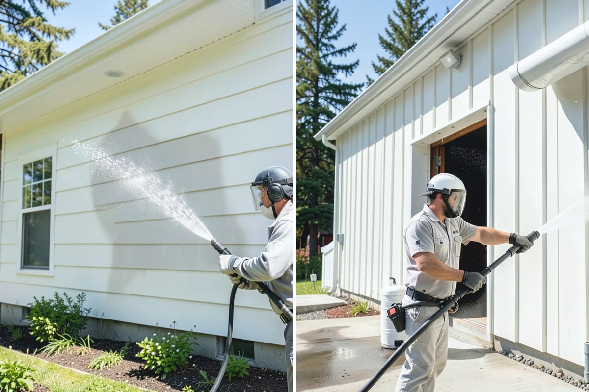House Wash & Roof Cleaning Package in Coupeville, Island County, WA - Protect landscaping and inspect roof and siding