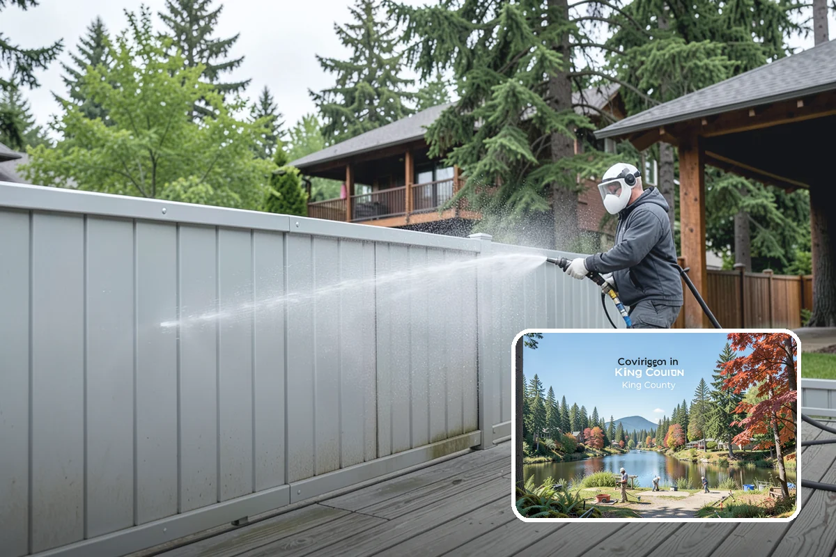 House Wash & Roof Cleaning Package in Covington, King County, WA - Addresses the two fastest-greening surfaces in one trip