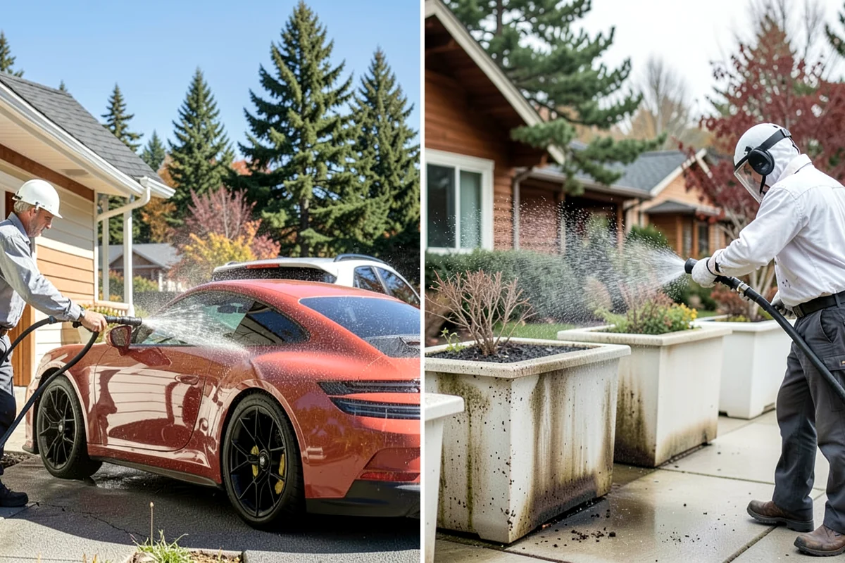 House Wash & Roof Cleaning Package in Enumclaw, King County, WA - Protect landscaping and inspect roof and siding