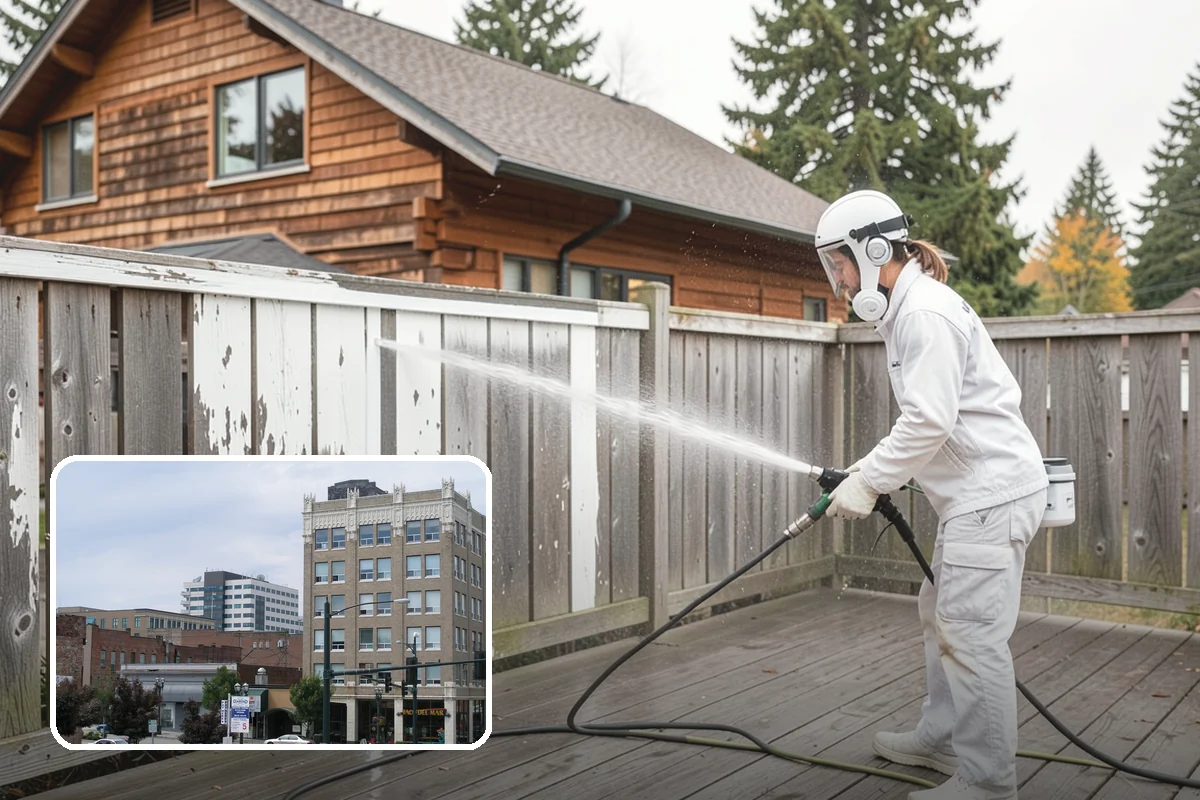 House Wash & Roof Cleaning Package in Everett, Snohomish County, WA - Addresses the two fastest-greening surfaces in one trip