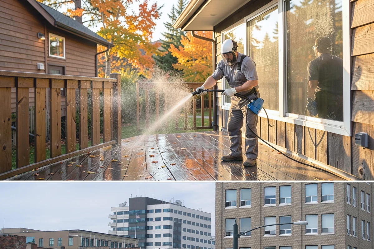 House Wash & Roof Cleaning Package in Everett, Snohomish County, WA - Book this package in late spring or summer when a stretch of dry days lets both surfaces cure clean.