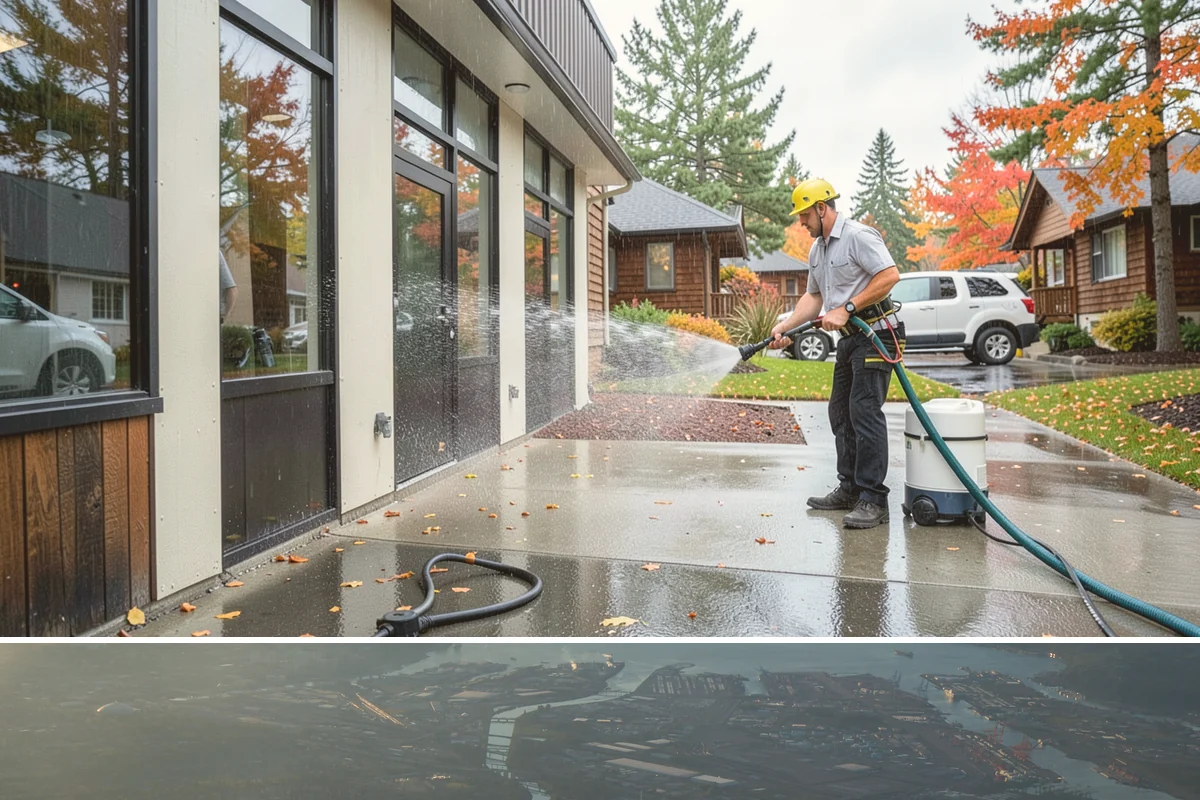 House Wash & Roof Cleaning Package in Fife, Pierce County, WA - Book this package in late spring or summer when a stretch of dry days lets both surfaces cure clean.
