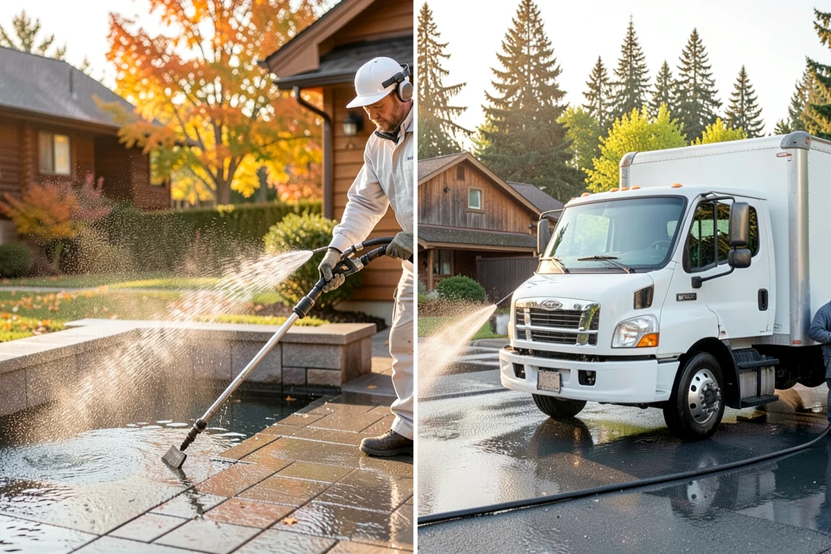 House Wash & Roof Cleaning Package in Fircrest, Pierce County, WA - Protect landscaping and inspect roof and siding
