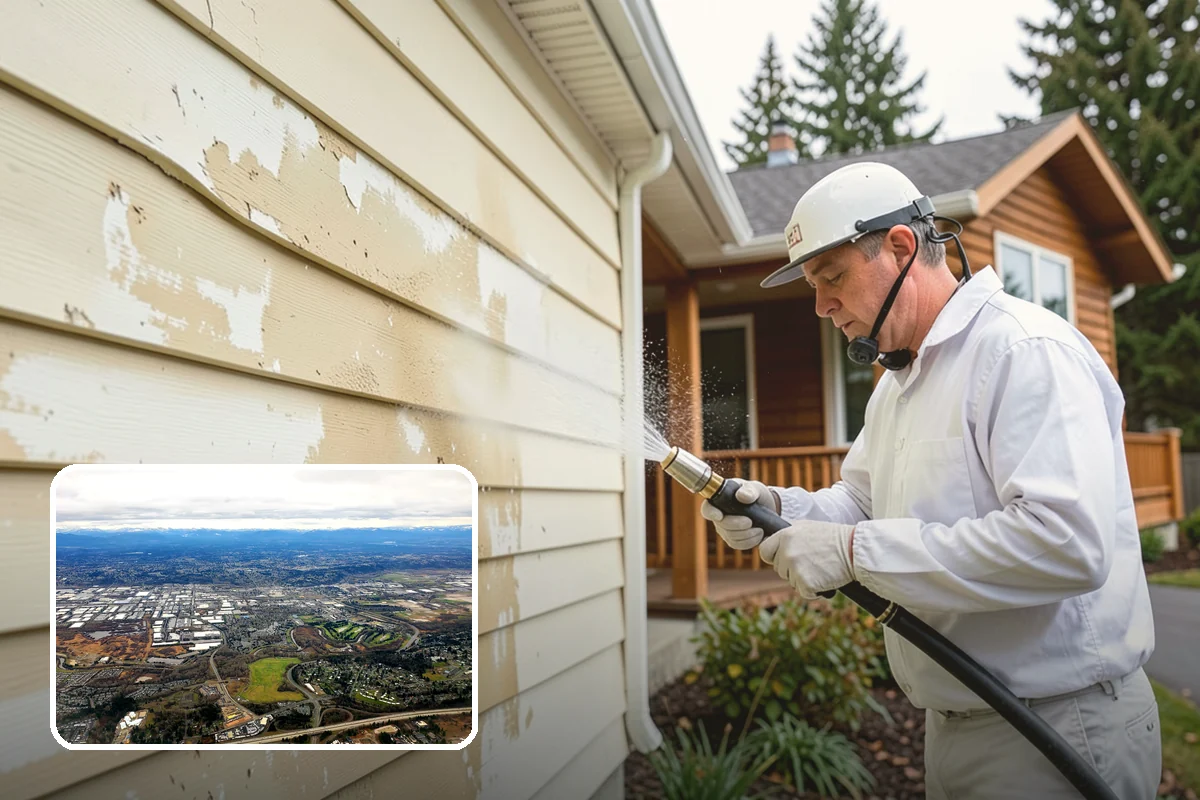 House Wash & Roof Cleaning Package in Kent, King County, WA - Addresses the two fastest-greening surfaces in one trip
