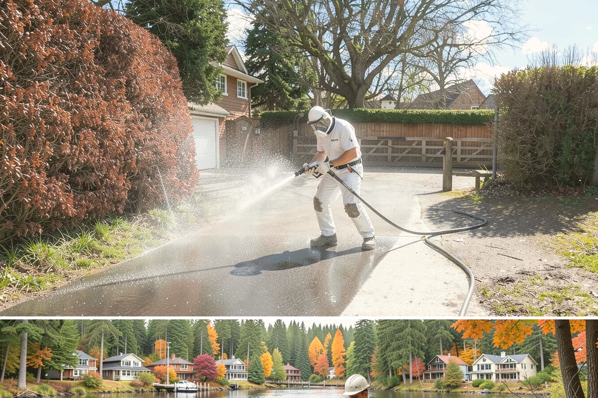 House Wash & Roof Cleaning Package in La Conner, Skagit County, WA - Book this package in late spring or summer when a stretch of dry days lets both surfaces cure clean.