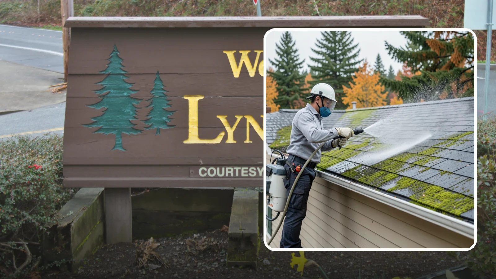 House Wash & Roof Cleaning Package in Lynnwood, Snohomish County, WA - We combine a full house soft wash with a roof cleaning to tackle the two biggest algae targets on your Washington home in one...