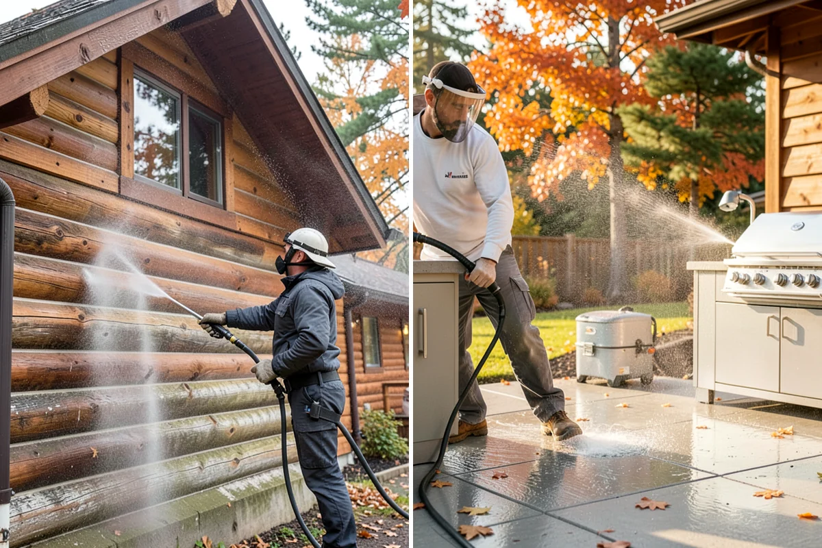 House Wash & Roof Cleaning Package in Maple Valley, King County, WA - Protect landscaping and inspect roof and siding