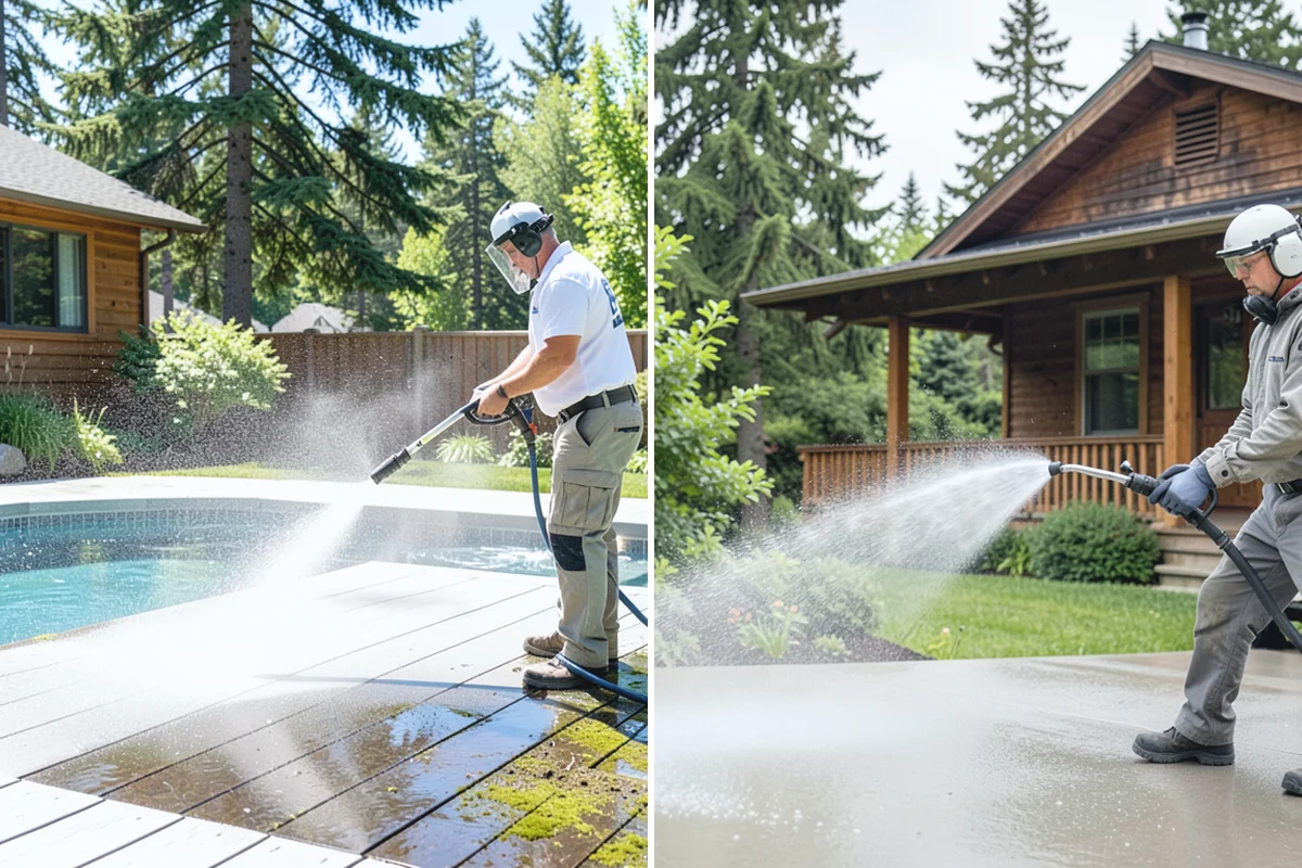 House Wash & Roof Cleaning Package in Marysville, Snohomish County, WA - Protect landscaping and inspect roof and siding