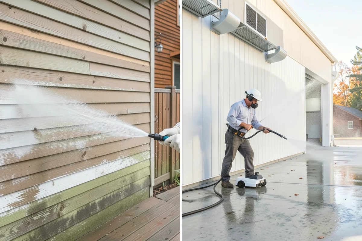 House Wash & Roof Cleaning Package in Mill Creek, Snohomish County, WA - Protect landscaping and inspect roof and siding