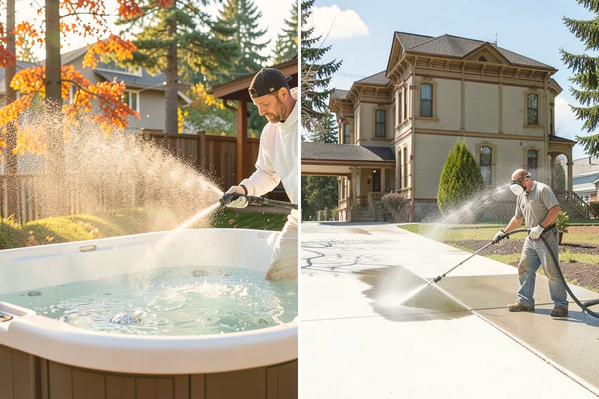 House Wash & Roof Cleaning Package in Mount Vernon, Skagit County, WA - Protect landscaping and inspect roof and siding