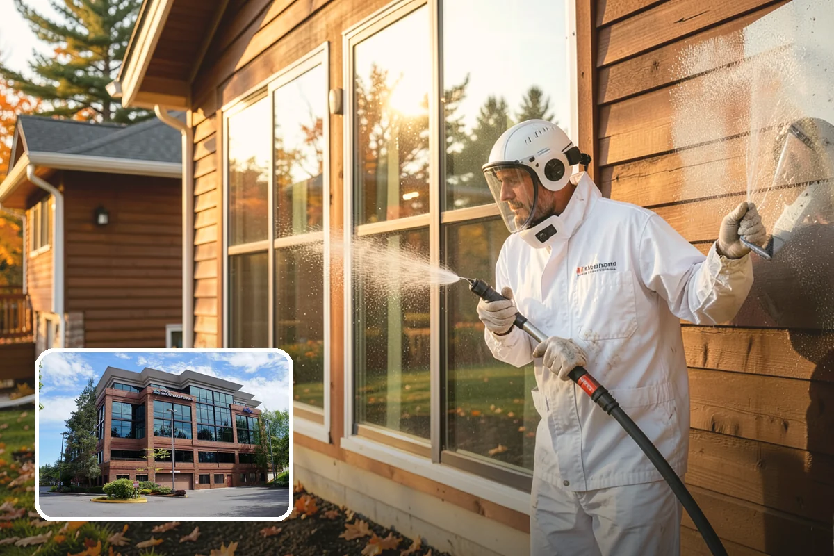 House Wash & Roof Cleaning Package in Mountlake Terrace, Snohomish County, WA - Addresses the two fastest-greening surfaces in one trip