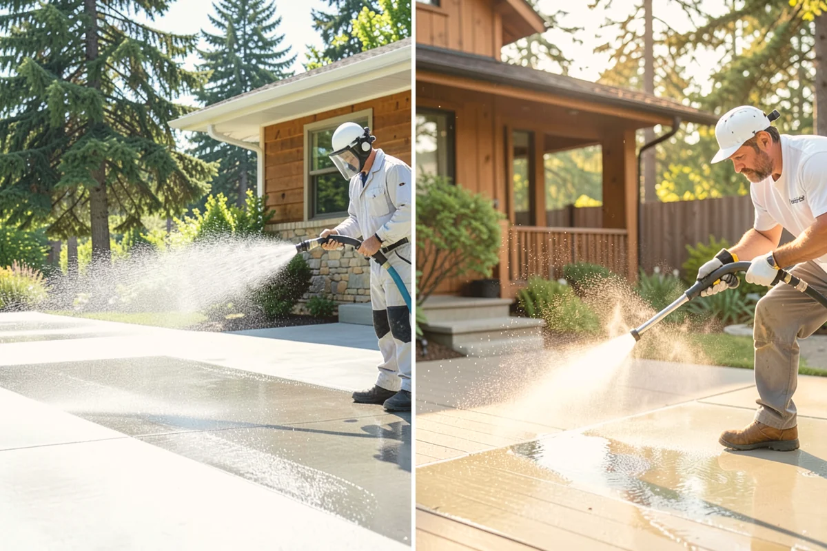 House Wash & Roof Cleaning Package in Orting, Pierce County, WA - Protect landscaping and inspect roof and siding