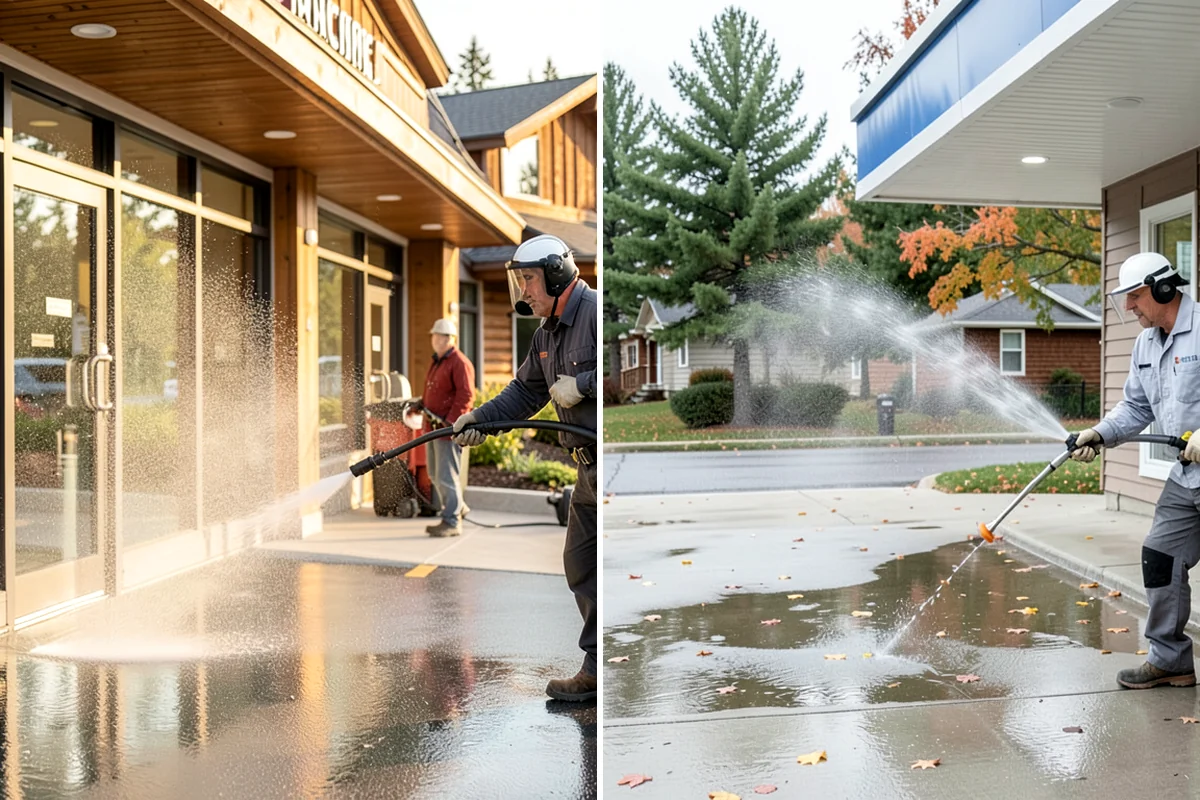 House Wash & Roof Cleaning Package in Puyallup, Pierce County, WA - Protect landscaping and inspect roof and siding