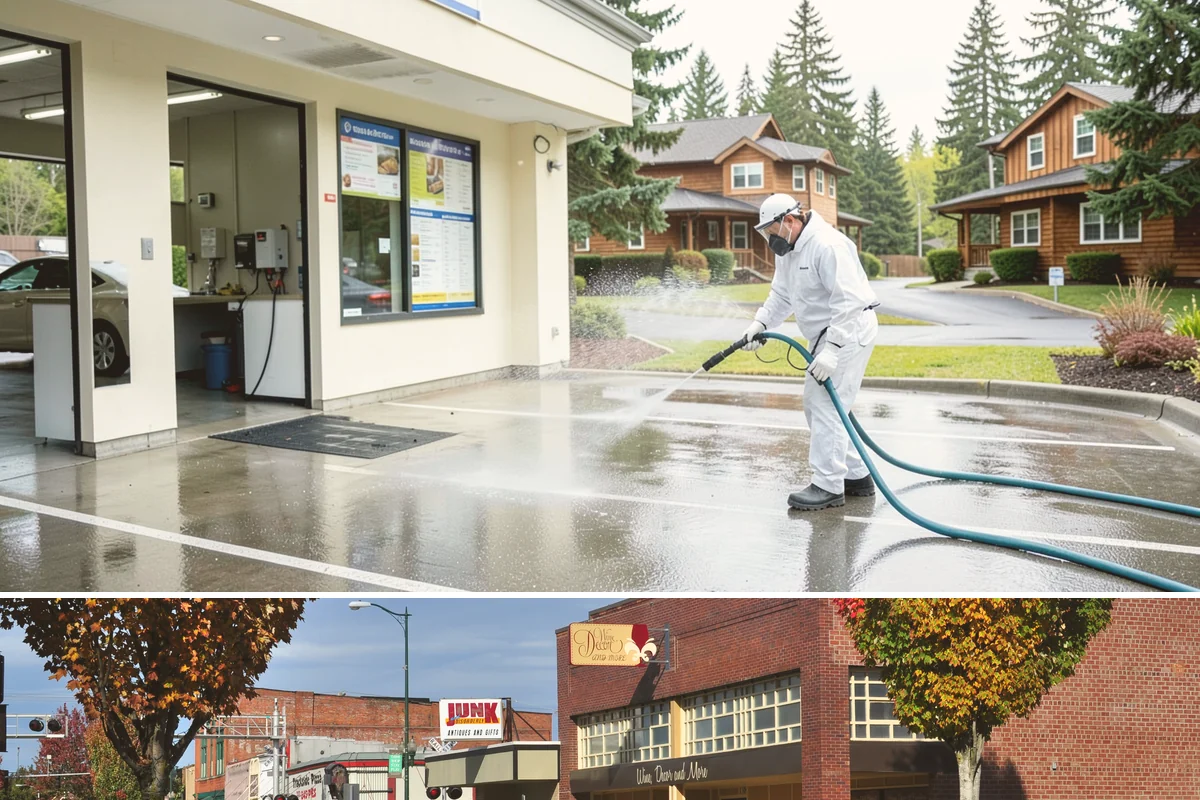 House Wash & Roof Cleaning Package in Puyallup, Pierce County, WA - Book this package in late spring or summer when a stretch of dry days lets both surfaces cure clean.