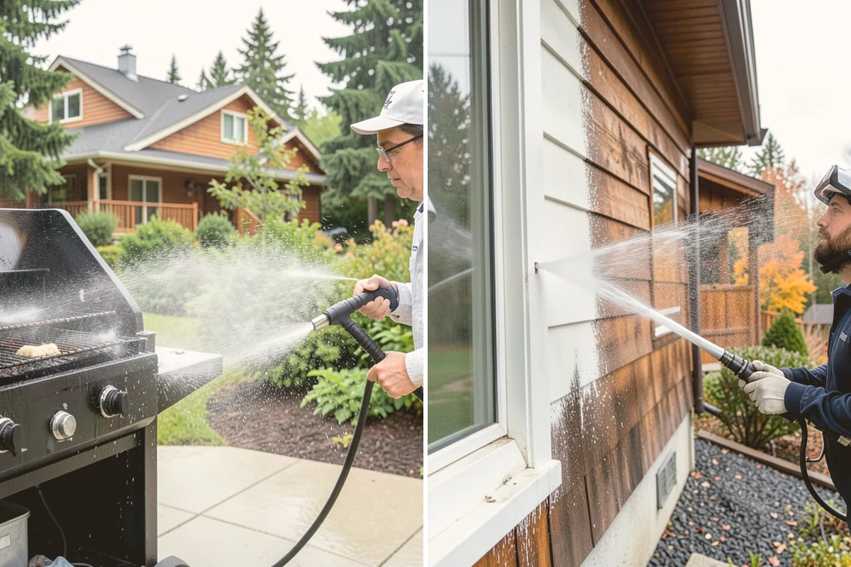 House Wash & Roof Cleaning Package in Sammamish, King County, WA - Protect landscaping and inspect roof and siding