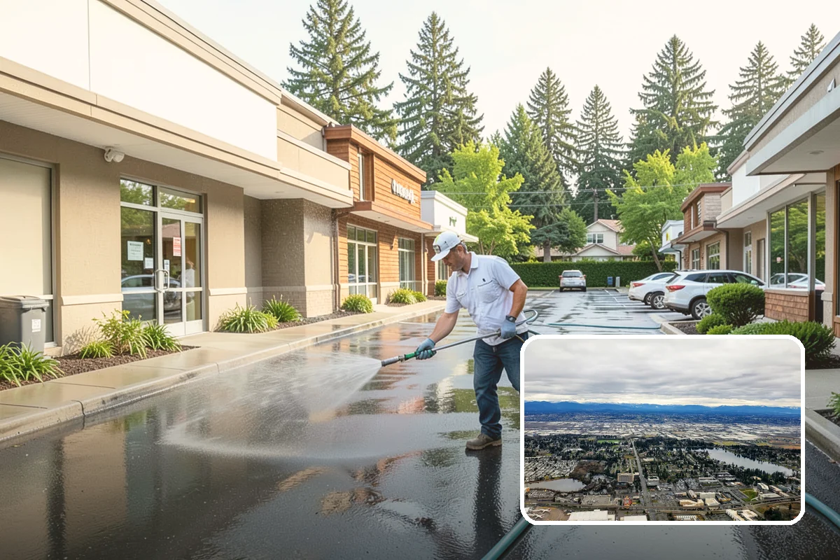 House Wash & Roof Cleaning Package in SeaTac, King County, WA - Addresses the two fastest-greening surfaces in one trip