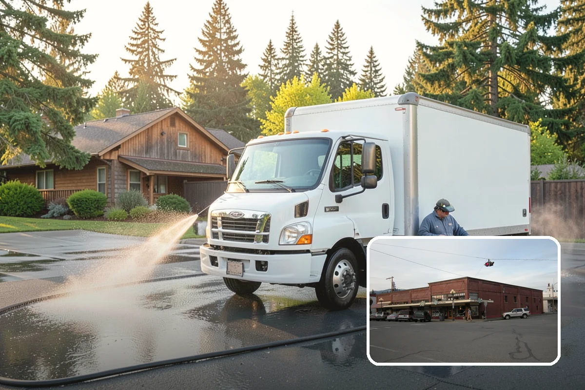 House Wash & Roof Cleaning Package in Sedro-Woolley, Skagit County, WA - Addresses the two fastest-greening surfaces in one trip