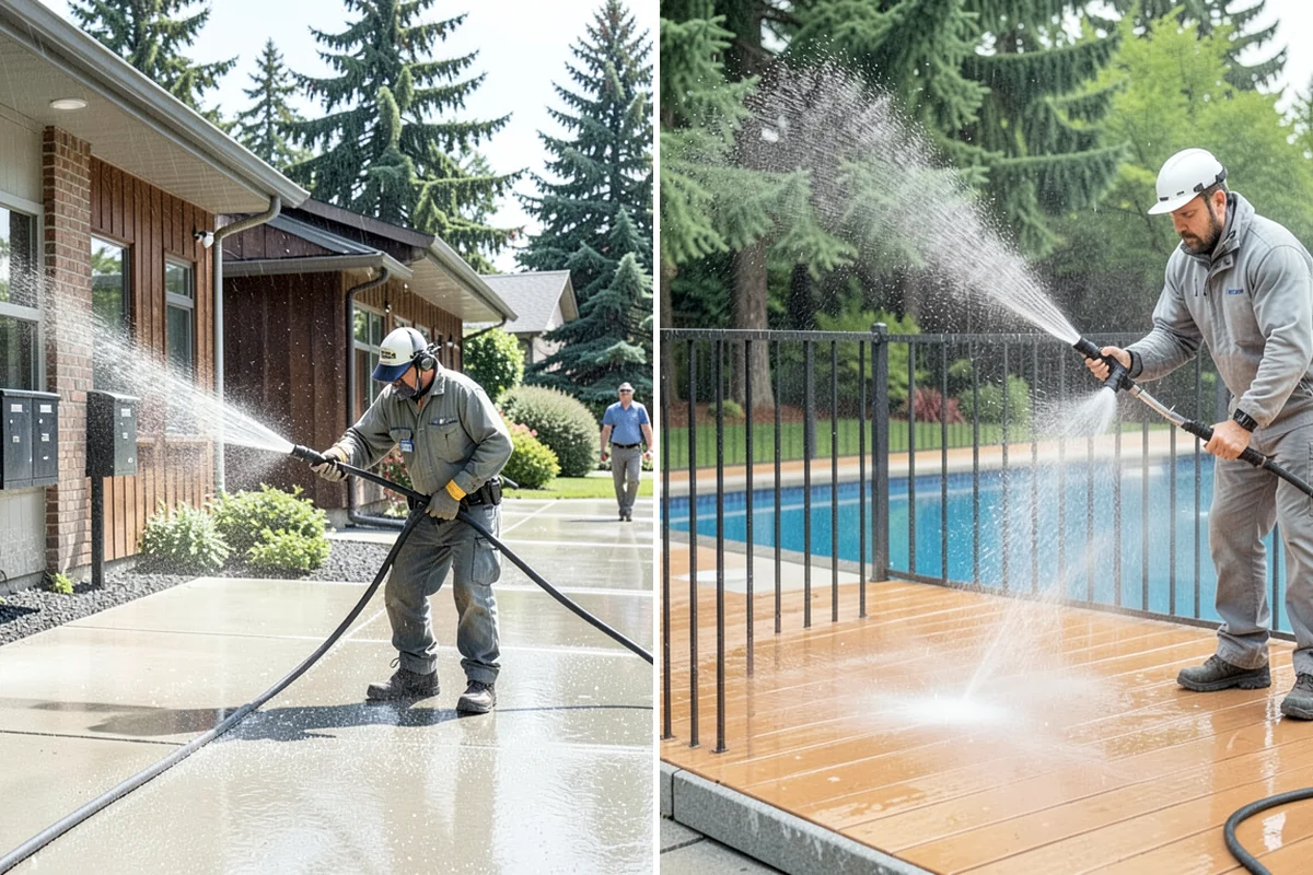 House Wash & Roof Cleaning Package in Sedro-Woolley, Skagit County, WA - Protect landscaping and inspect roof and siding