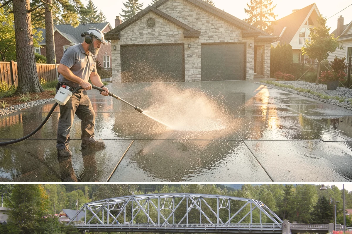 House Wash & Roof Cleaning Package in Skykomish, King County, WA - Book this package in late spring or summer when a stretch of dry days lets both surfaces cure clean.