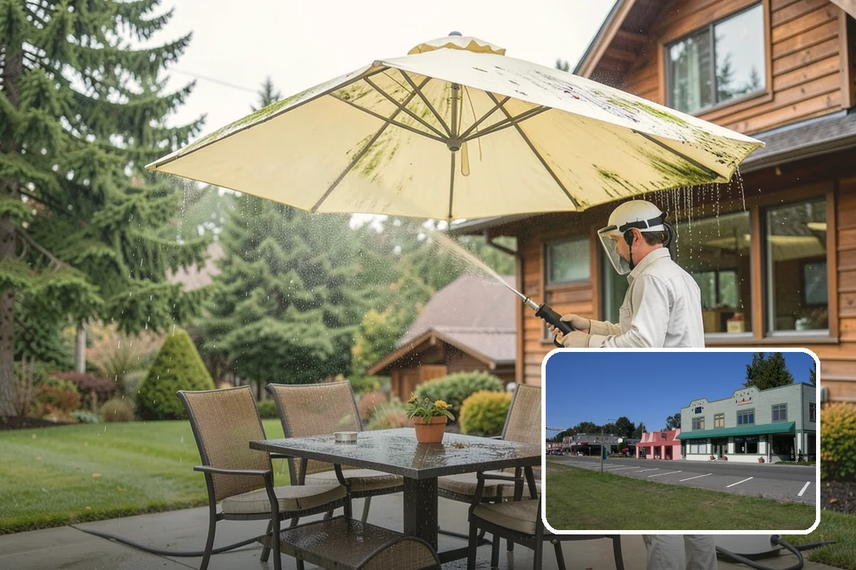 House Wash & Roof Cleaning Package in Snoqualmie, King County, WA - Addresses the two fastest-greening surfaces in one trip