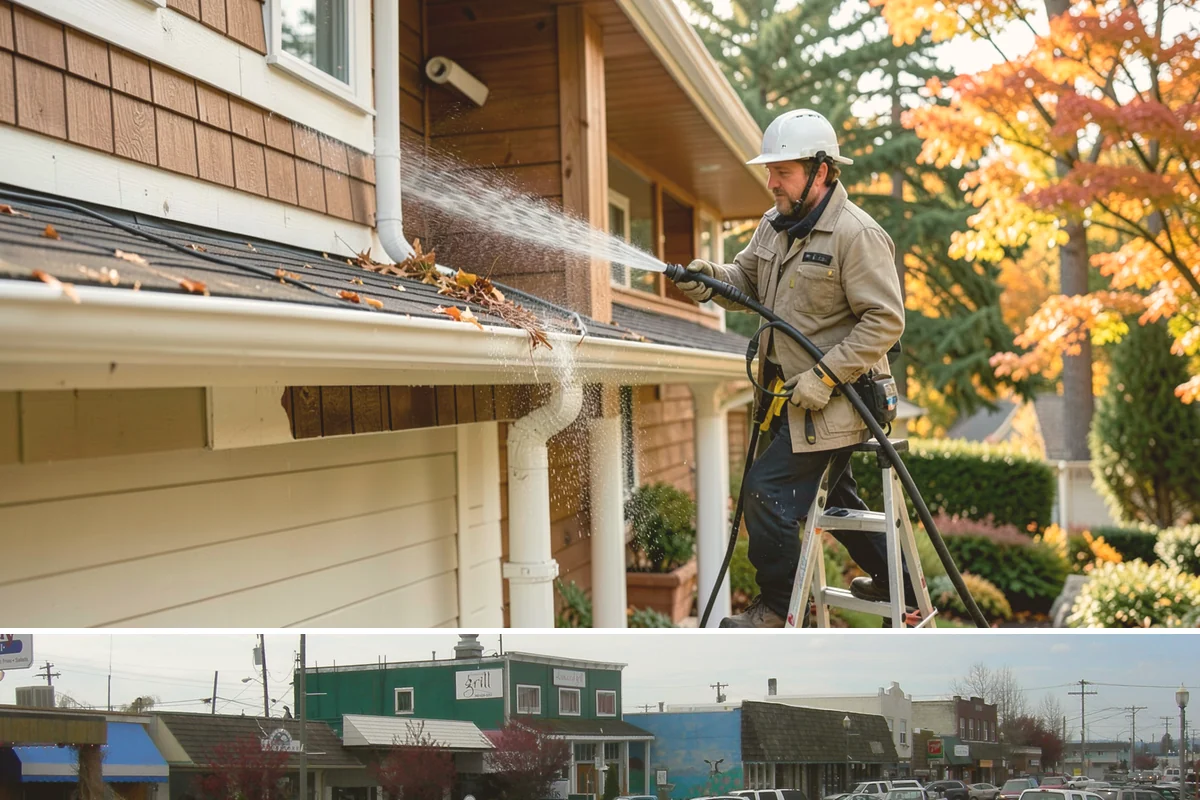 House Wash & Roof Cleaning Package in Stanwood, Snohomish County, WA - Book this package in late spring or summer when a stretch of dry days lets both surfaces cure clean.