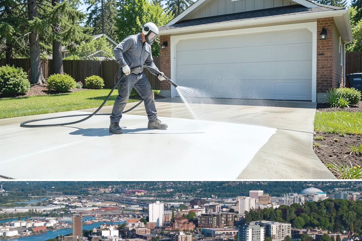 House Wash & Roof Cleaning Package in Tacoma, Pierce County, WA - Book this package in late spring or summer when a stretch of dry days lets both surfaces cure clean.
