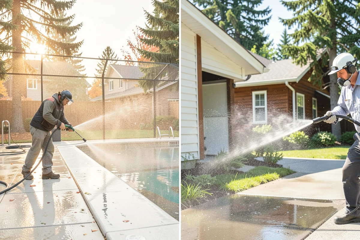 House Wash & Roof Cleaning Package in Tukwila, King County, WA - Protect landscaping and inspect roof and siding