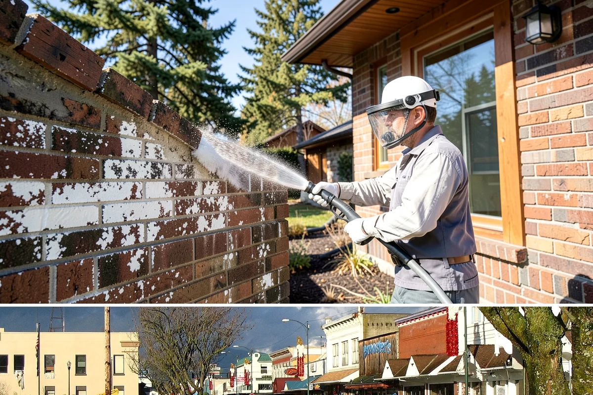 House Washing in Arlington, Snohomish County, WA - Late spring through early fall gives the driest windows for treatment to dwell and dry properly before the next rain.