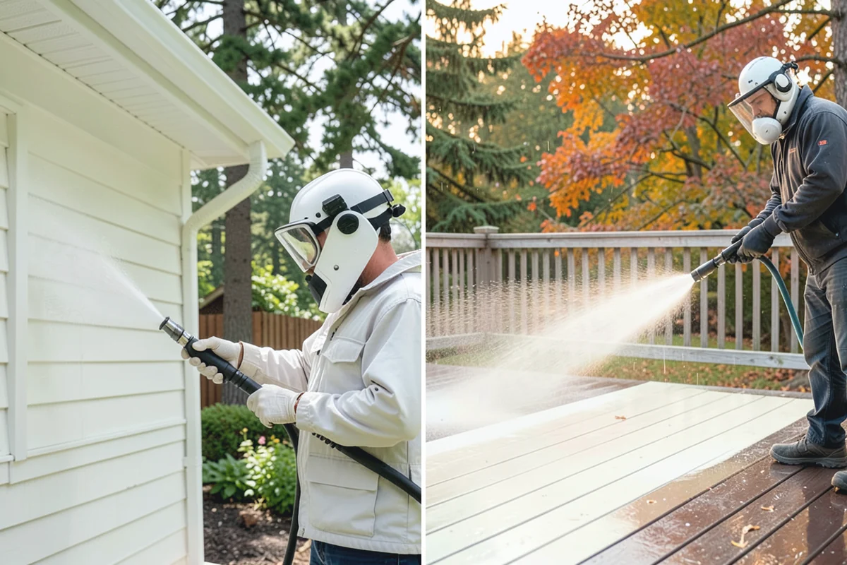 House Washing in Auburn, King County, WA - Inspect siding type and note delicate areas like vents and light fixtures