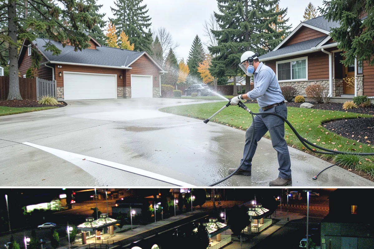 House Washing in Auburn, King County, WA - Late spring through early fall gives the driest windows for treatment to dwell and dry properly before the next rain.