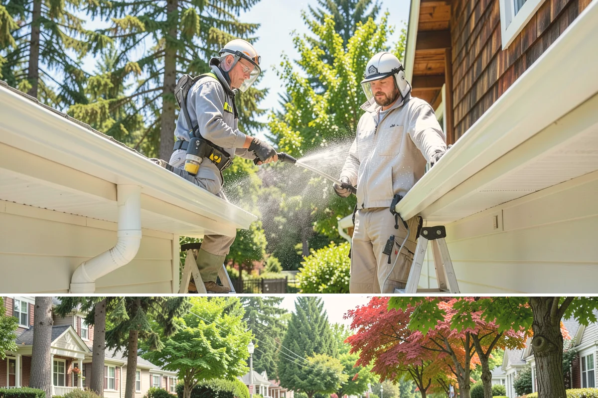 House Washing in Beaux Arts Village, King County, WA - Late spring through early fall gives the driest windows for treatment to dwell and dry properly before the next rain.