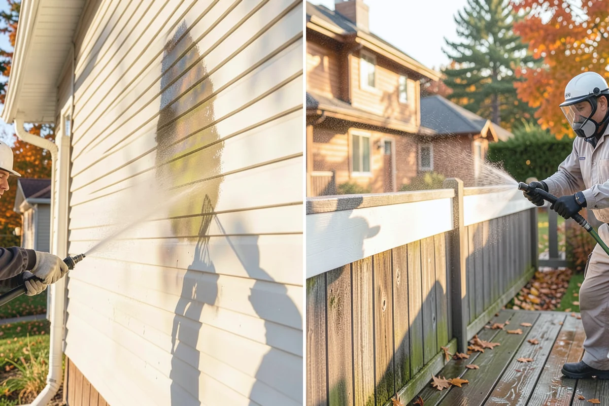 House Washing in Bonney Lake, Pierce County, WA - Inspect siding type and note delicate areas like vents and light fixtures