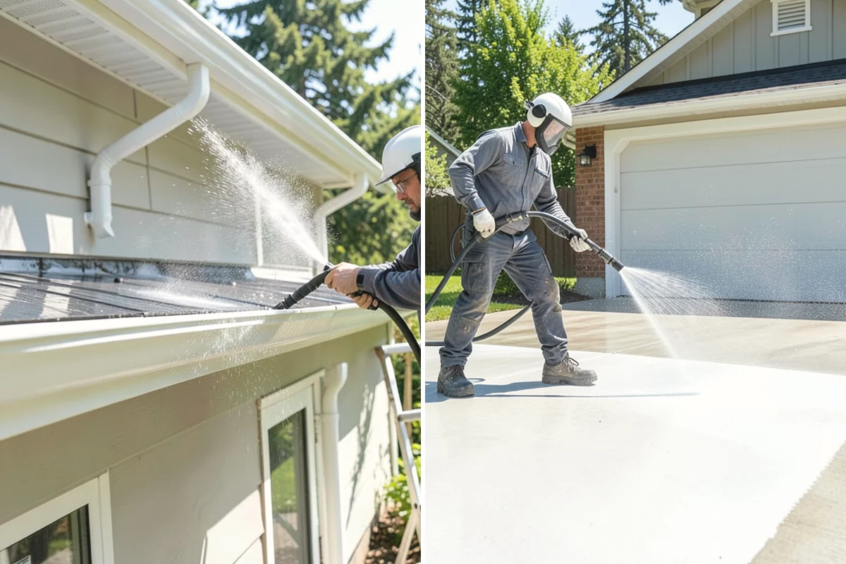 House Washing in Carbonado, Pierce County, WA - Inspect siding type and note delicate areas like vents and light fixtures