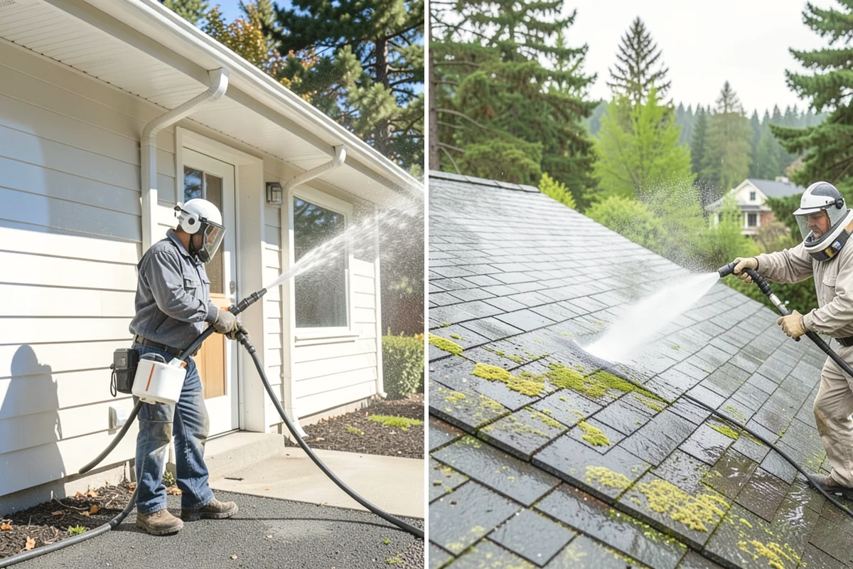 House Washing in Carnation, King County, WA - Inspect siding type and note delicate areas like vents and light fixtures