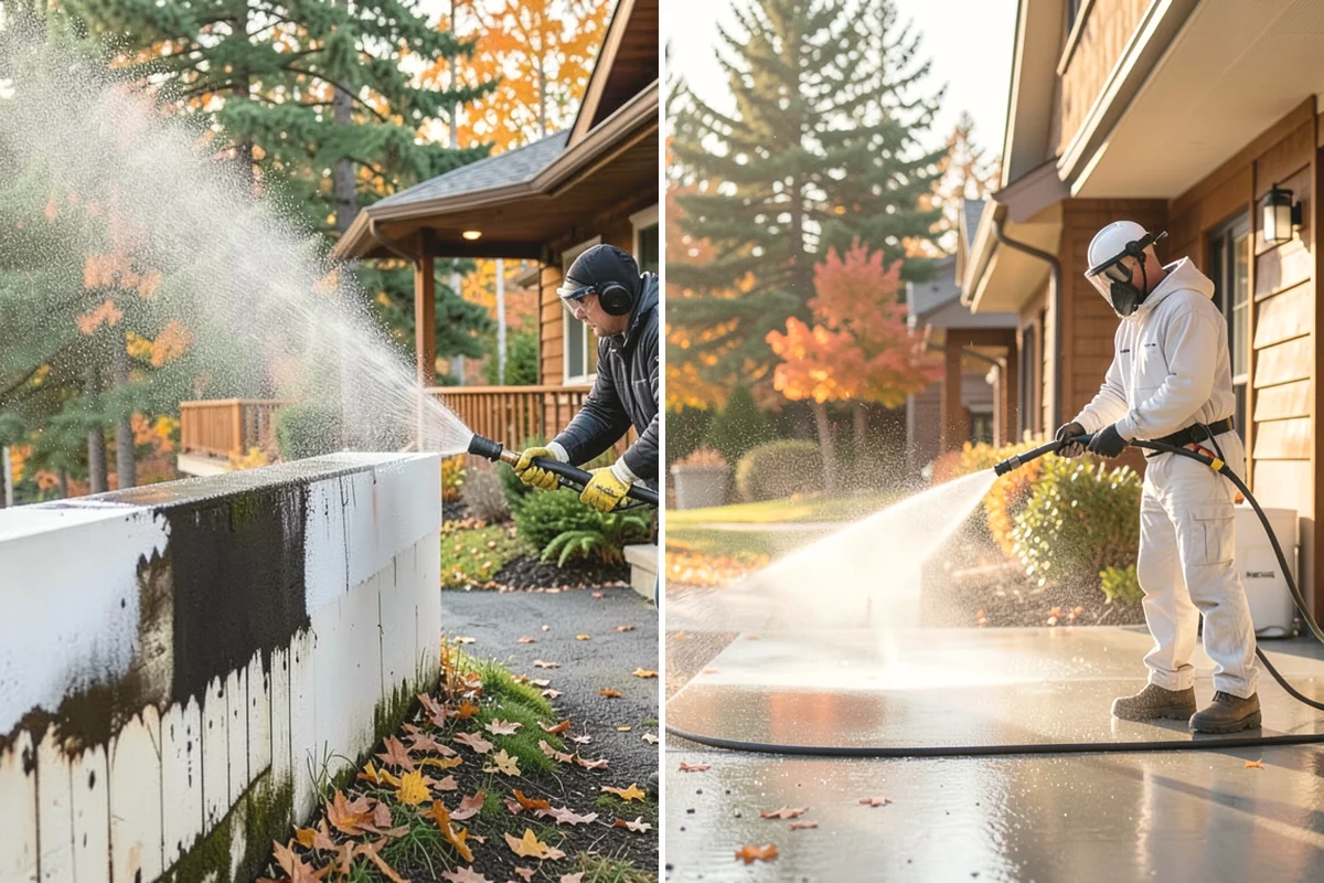 House Washing in Edgewood, Pierce County, WA - Inspect siding type and note delicate areas like vents and light fixtures