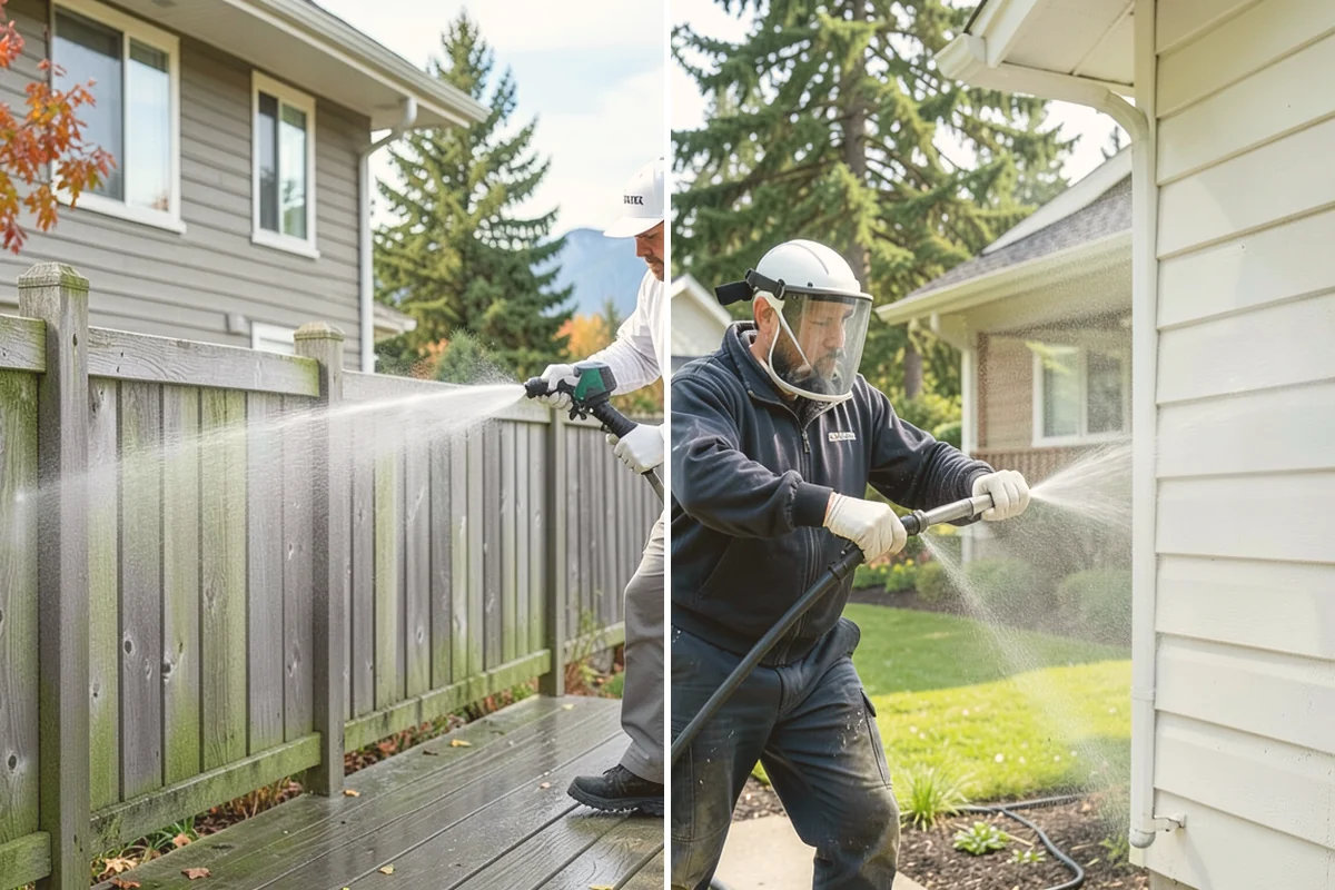 House Washing in Fife, Pierce County, WA - Inspect siding type and note delicate areas like vents and light fixtures