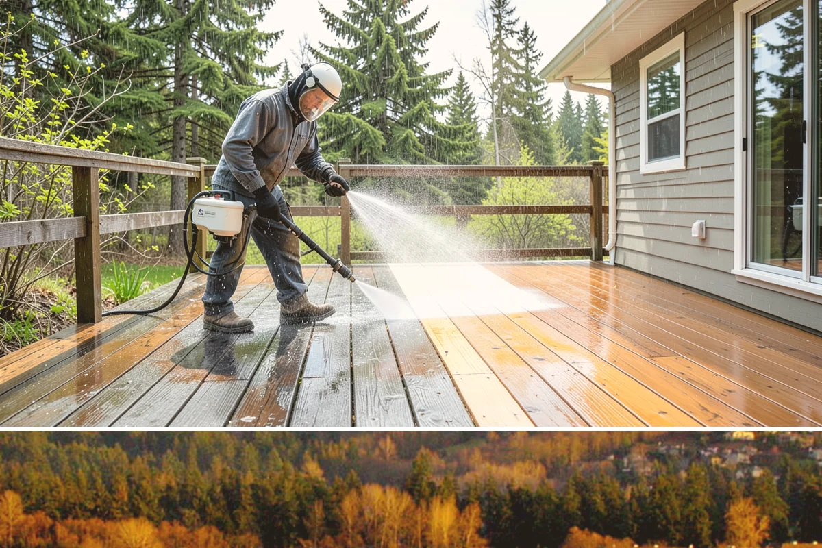 House Washing in Kenmore, King County, WA - Late spring through early fall gives the driest windows for treatment to dwell and dry properly before the next rain.