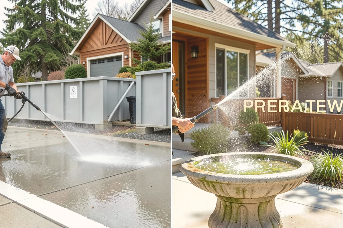House Washing in Kirkland, King County, WA - Inspect siding type and note delicate areas like vents and light fixtures