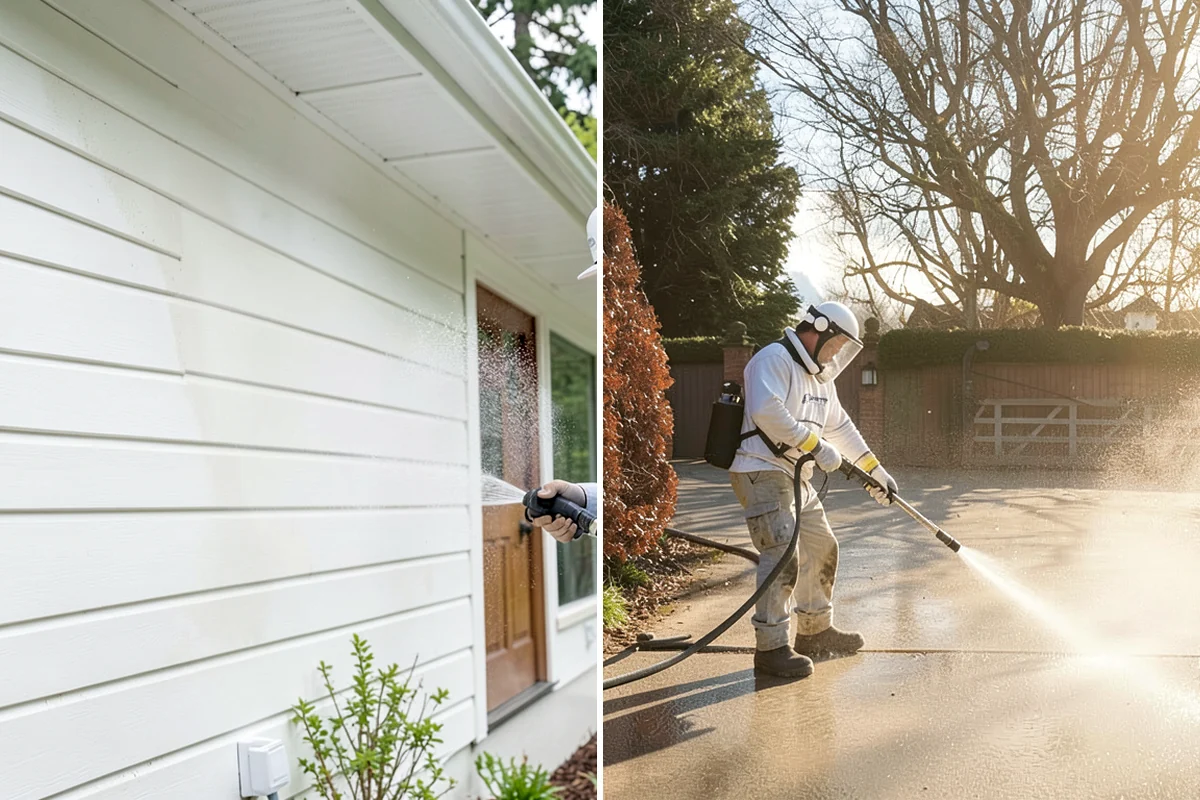 House Washing in Lyman, Skagit County, WA - Inspect siding type and note delicate areas like vents and light fixtures