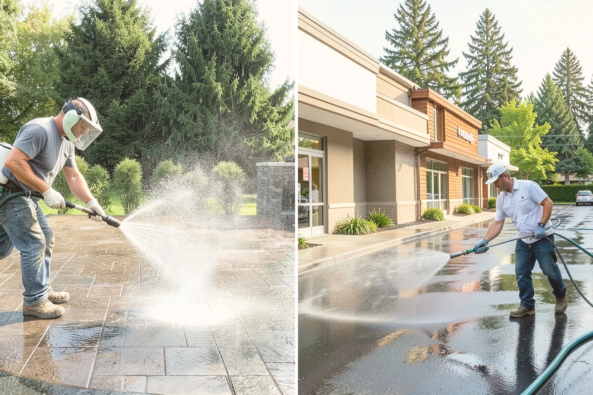 House Washing in Lynnwood, Snohomish County, WA - Inspect siding type and note delicate areas like vents and light fixtures