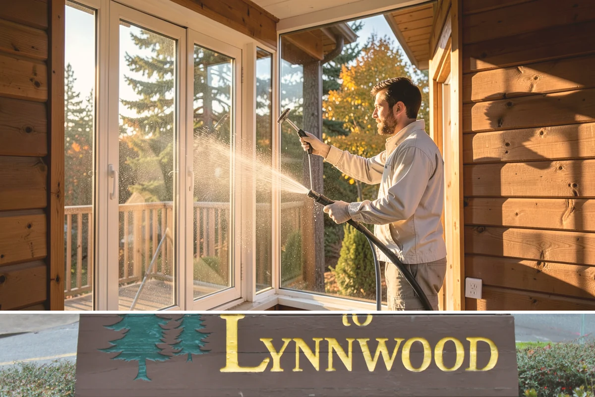 House Washing in Lynnwood, Snohomish County, WA - Late spring through early fall gives the driest windows for treatment to dwell and dry properly before the next rain.