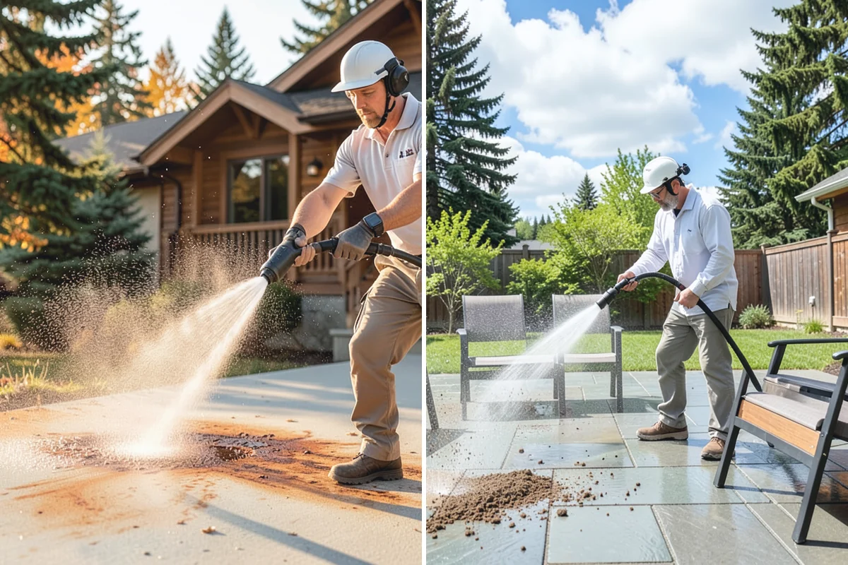 House Washing in Marysville, Snohomish County, WA - Inspect siding type and note delicate areas like vents and light fixtures