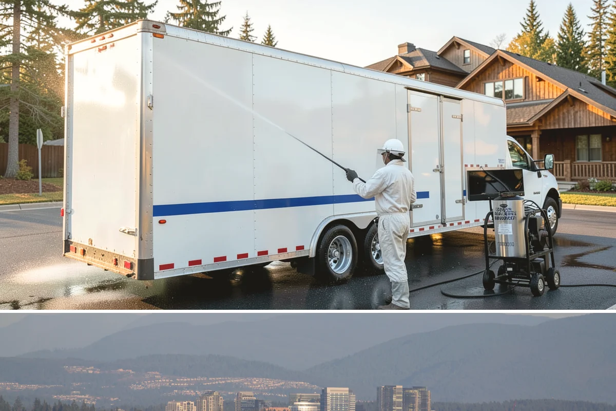 House Washing in Medina, King County, WA - Late spring through early fall gives the driest windows for treatment to dwell and dry properly before the next rain.