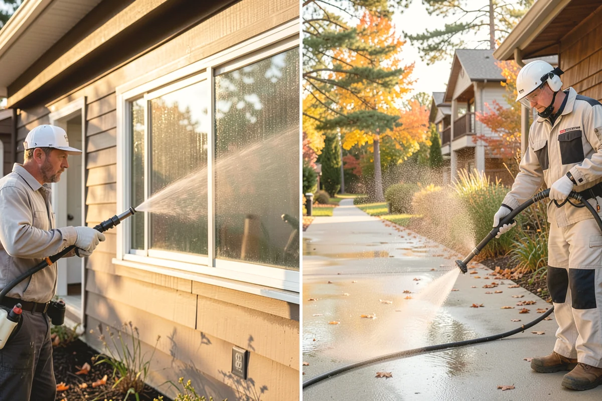 House Washing in North Bend, King County, WA - Inspect siding type and note delicate areas like vents and light fixtures