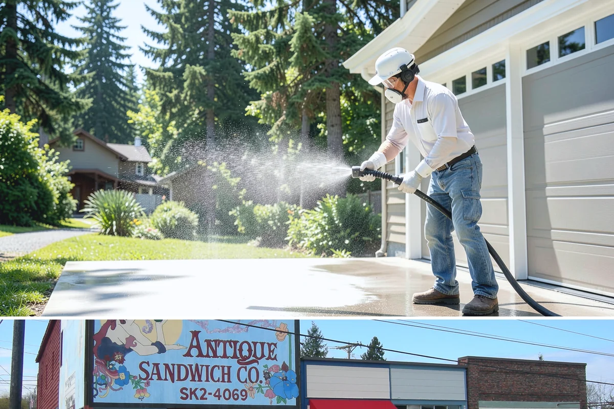 House Washing in Ruston, Pierce County, WA - Late spring through early fall gives the driest windows for treatment to dwell and dry properly before the next rain.
