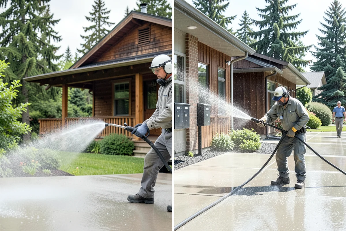 House Washing in SeaTac, King County, WA - Inspect siding type and note delicate areas like vents and light fixtures