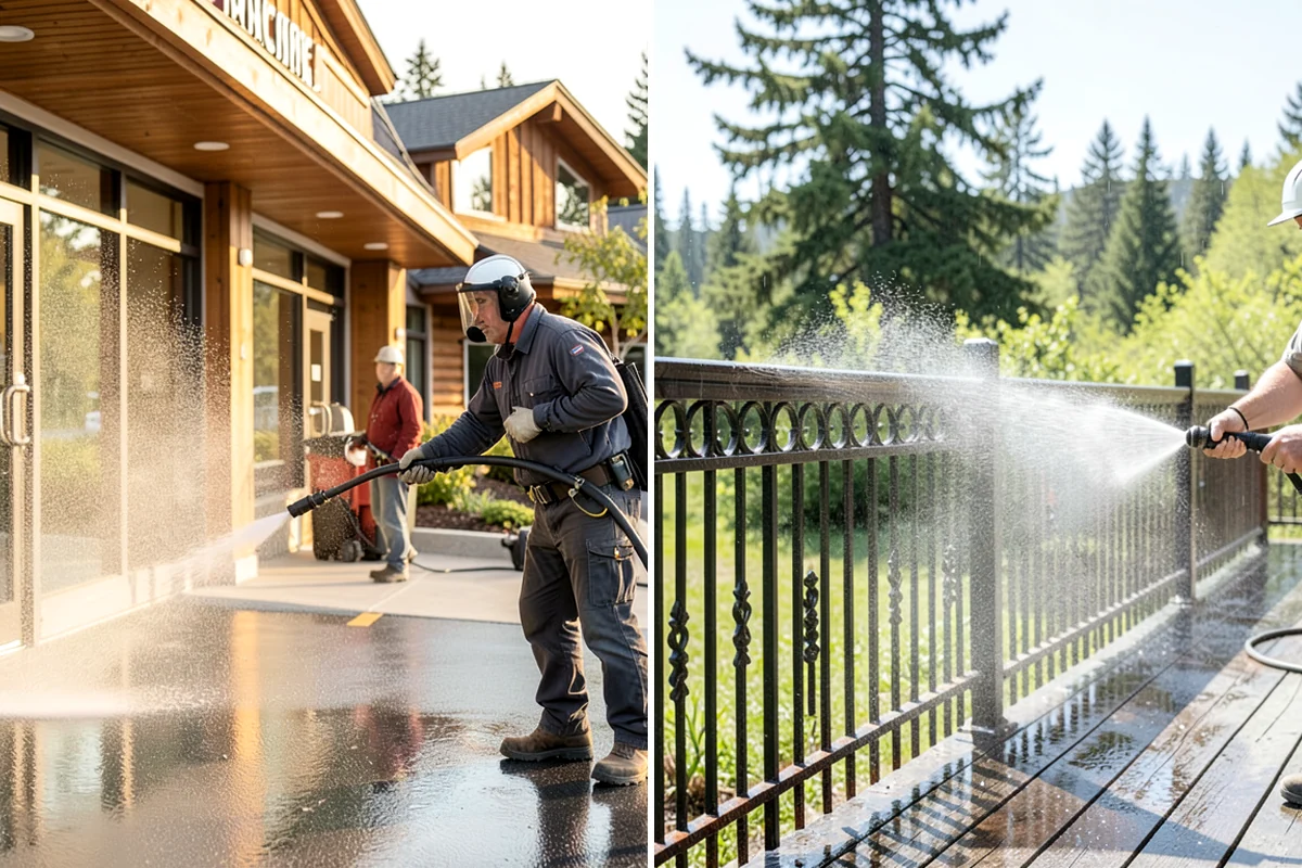 House Washing in Seattle, King County, WA - Inspect siding type and note delicate areas like vents and light fixtures
