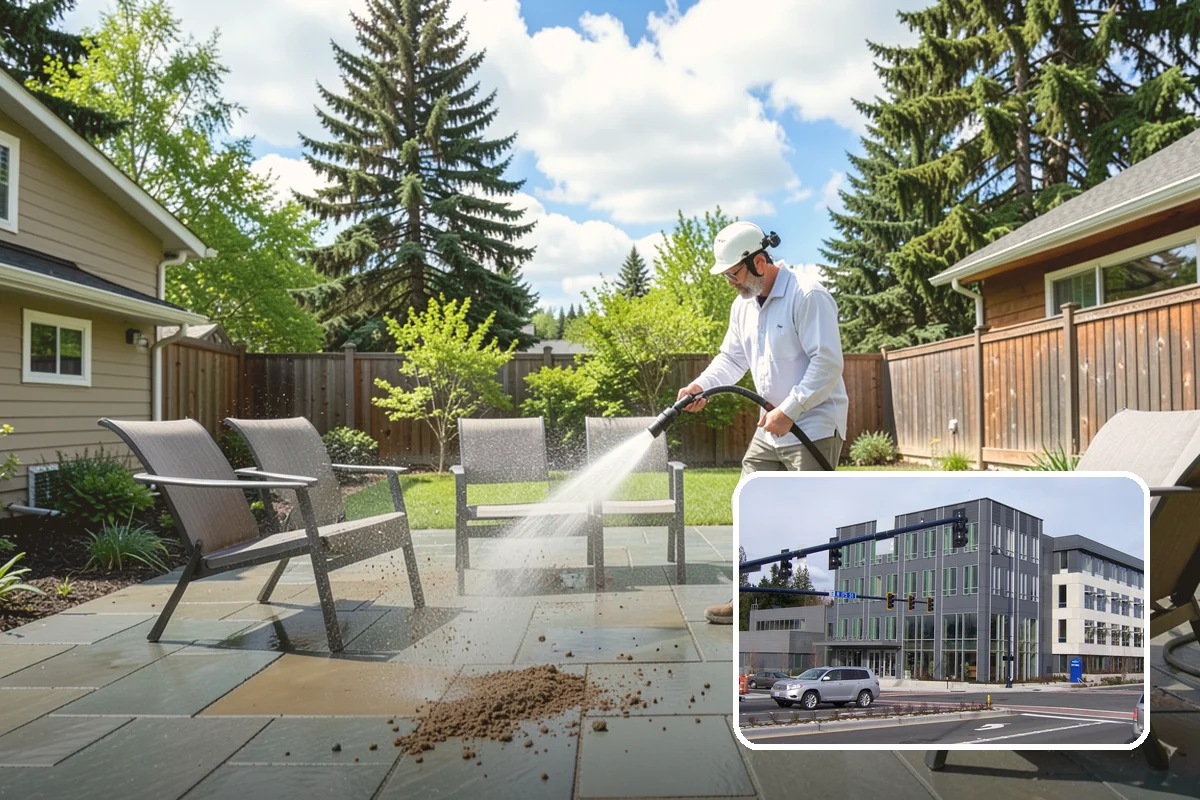 House Washing in Shoreline, King County, WA - Removes the tell-tale green sheen that shade and moisture create